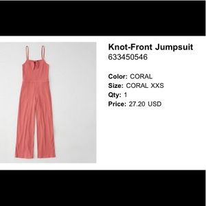 Abercrombie & Fitch Knit-Front Jumpsuit